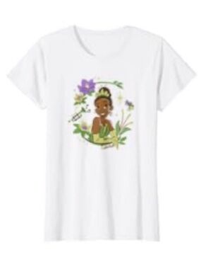 Disney Princess Tiana Floral  Tee